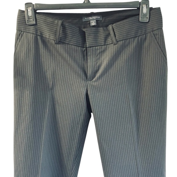 Banana Republic Ryan Fit Stretch Women’s Pants Wool With Lining Size 8 Gray - Picture 4 of 11